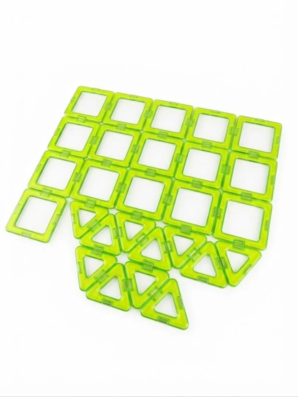 Authentic Magformers Magnetic Tile Set - Square & Triangle Shapes - STEM Toy